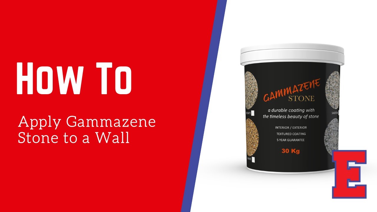 How To Apply Gammazene Stone To A Wall YouTube