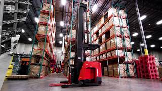 Raymond High Capacity Reach Trucks – Lower Your Cost Per Pallet Stored