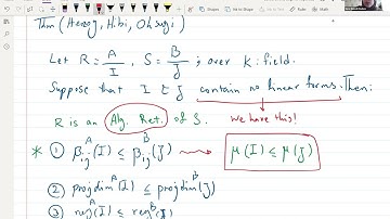 CIMPA@LUMS (Lecture 4) : Sara Saeedi Madani (Amirkabir University of Technology) , Algebraic and …