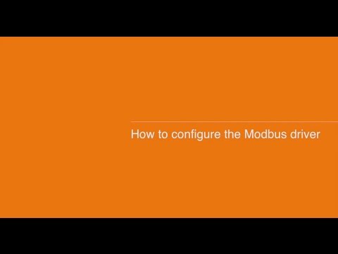 How to configure MODBUS Drivers using IQ4E XNC