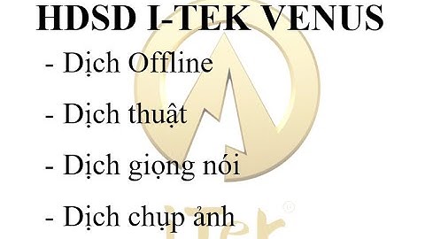 HDSD I-TEK PEN VENUS