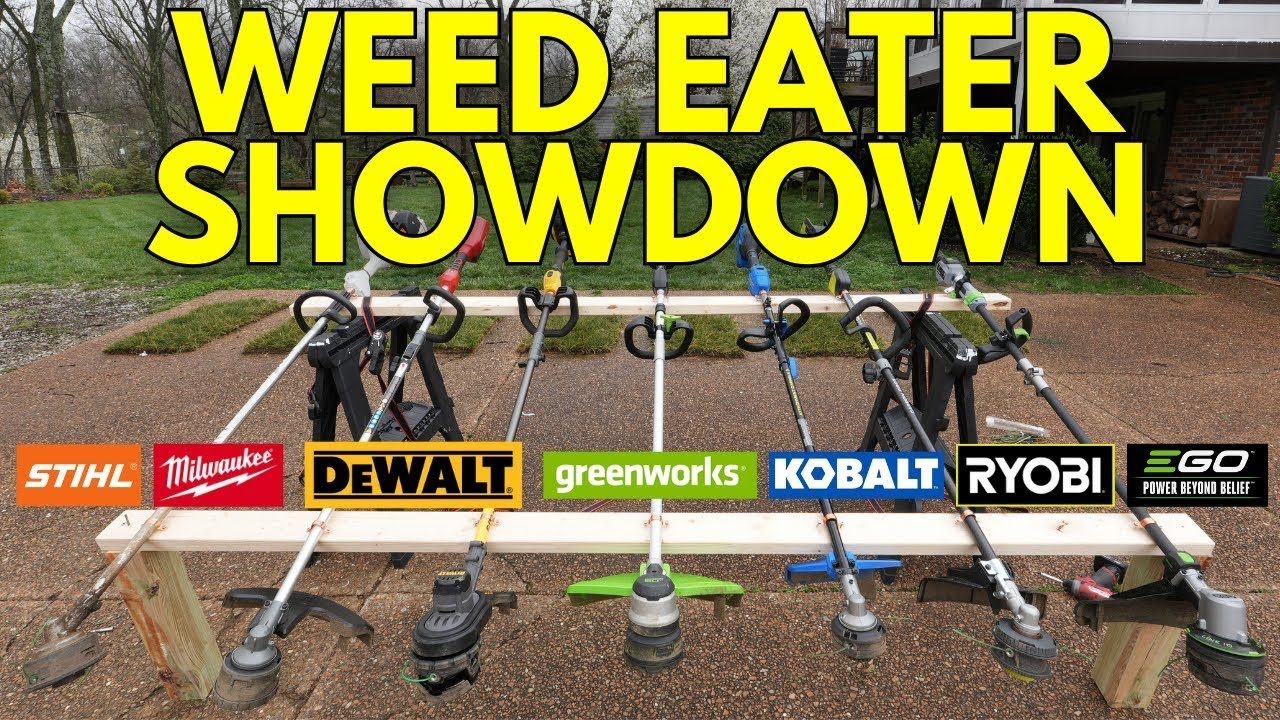 Ultimate Electric Weed Eater Battle Dont Buy Until You Watch