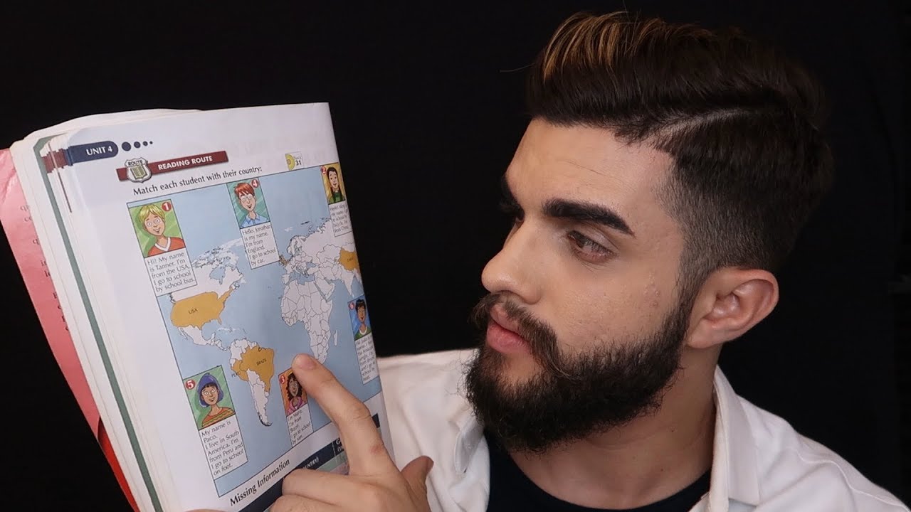 ASMR - PROFESSOR DE INGLÊS / ENGLISH TEACHER!