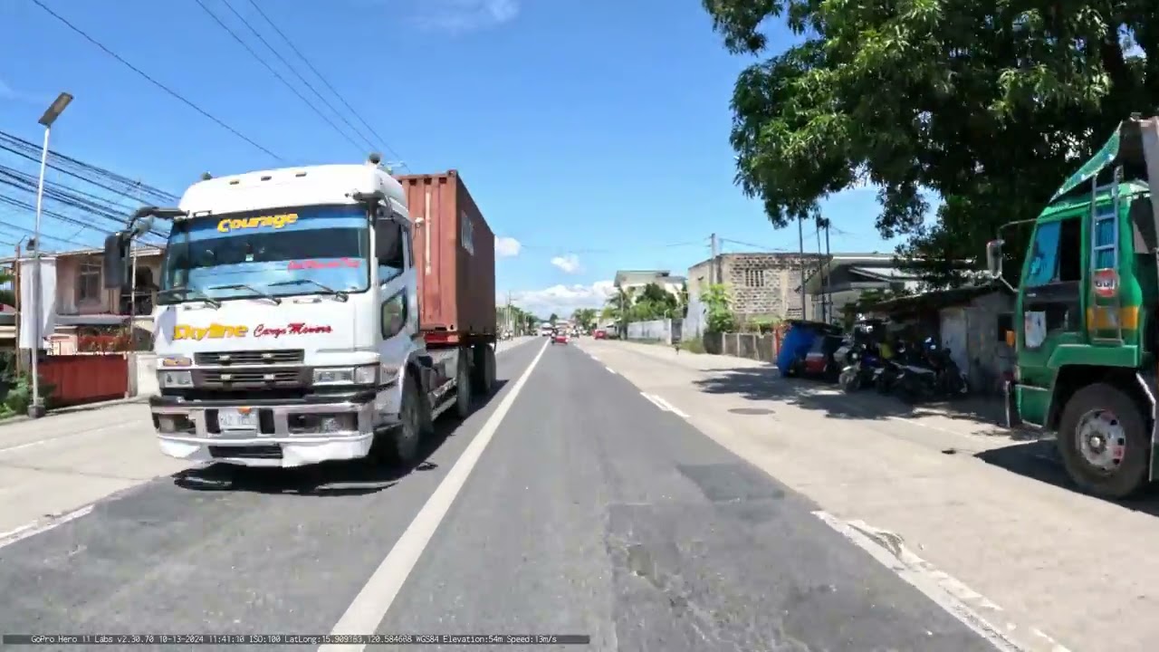 Driving from SM Rosales Carmen to Villasis to Urdaneta to Santa Barbara to Malasiqui, Pangasinan, PH