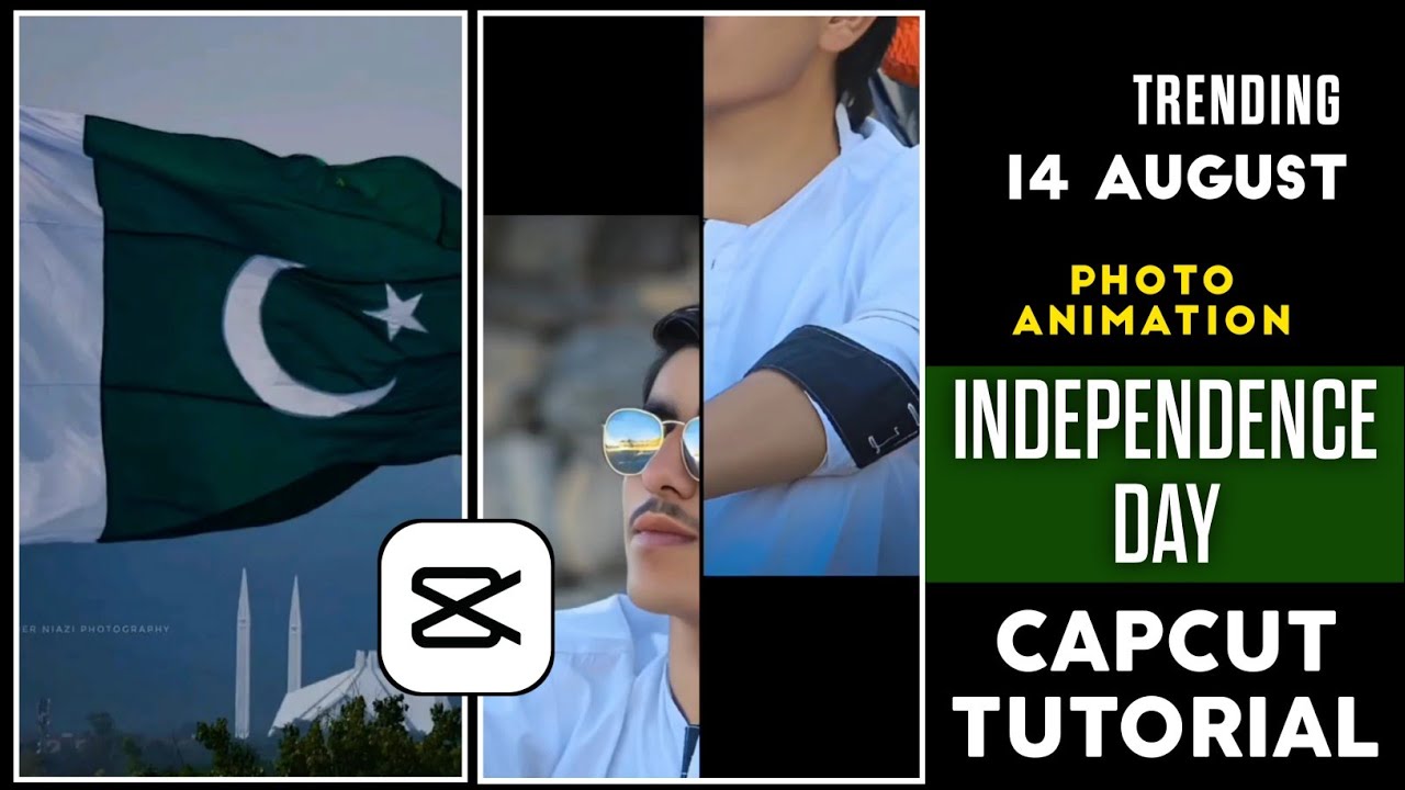 14 August CapCut Photo Animation Video Editing | Independence Day CapCut Tutorial | CapCut 14 August