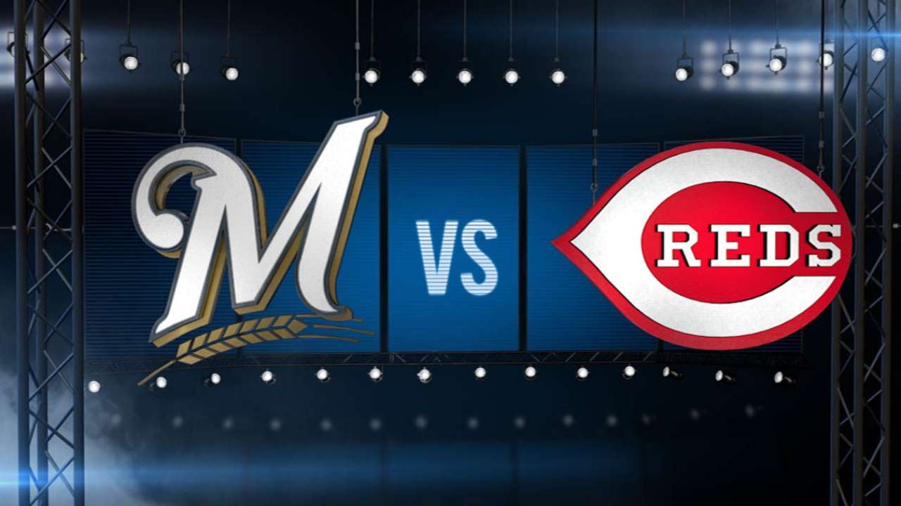 4/27/15: Marquis strong as Reds hold off Brewers late - YouTube