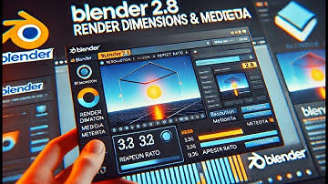 19- Blender 2.8 Render Dimensions & Metadata – Optimize Your Renders Like a Pro! 🚀