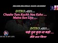 Pehla Nasha Pehla Khumar Renewed Karaoke With Scrolling Lyrics Eng. & हिंदी