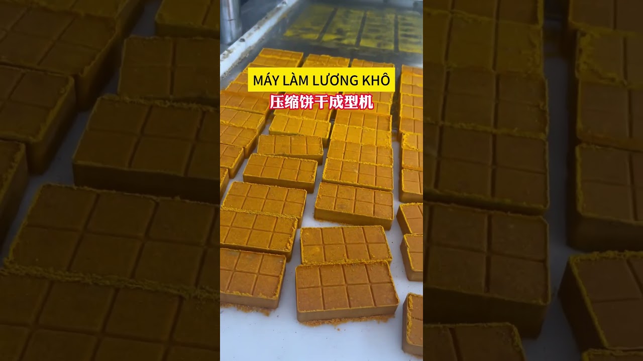 MÁY LÀM LƯƠNG KHÔ,Dry Food Bar Energy Bar Making Machine压缩饼干成型机