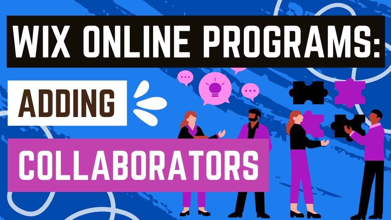 Wix Online Programs: Adding Program Collaborators
