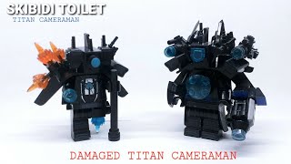 Lego skibidi toilet | assembling damaged titan cameraman 