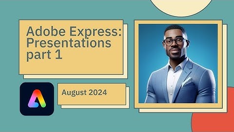 Getting started with presentations in Adobe Express part 1