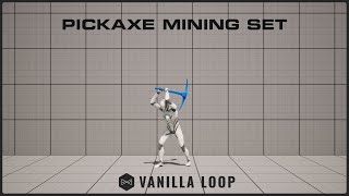 Pickaxe Mining Set | Showcase | Ready-To-Use Game Animations