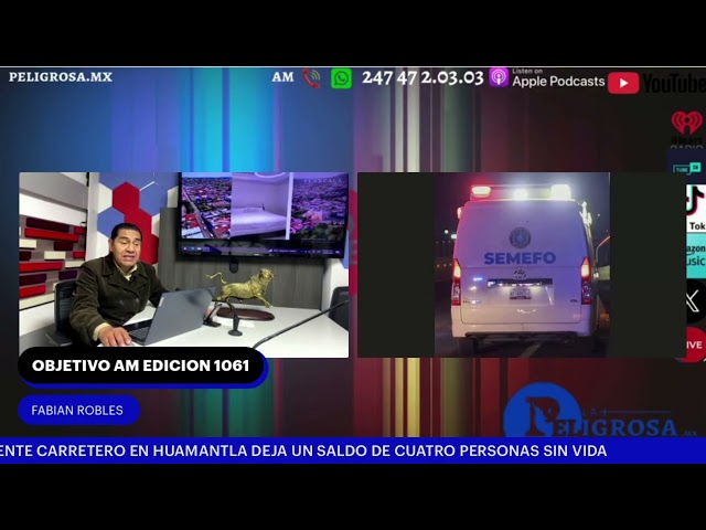 🚨 TRAGEDIA EN LA CARRETERA MÉXICO–VERACRUZ: CUATRO PERSONAS PIERDEN LA VIDA EN HUAMANTLA 🚨