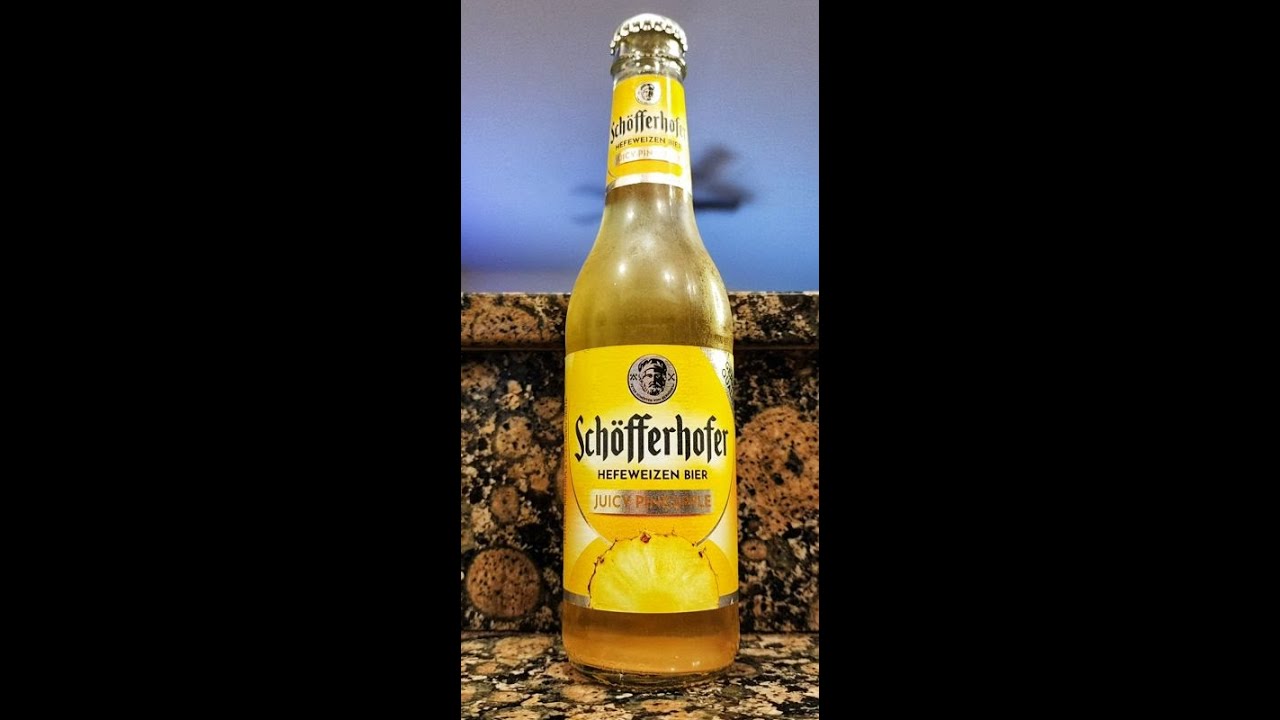 Our review of Schofferhofer Juicy Pineapple Hefeweizen Bier!!! Beer or