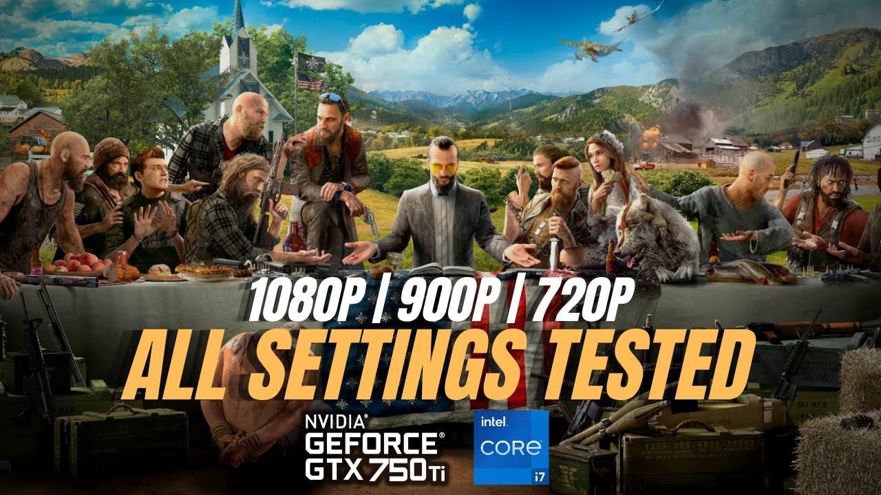 Far Cry 5 | GTX 750 Ti | All Settings Tested (Ultimate Benchmark)