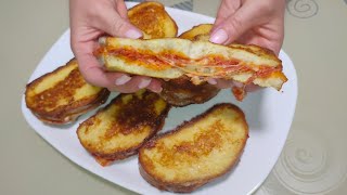 Сэндвичи, горячие бутерброды на сковороде