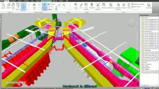 REVIT MEP - 3D MEP Clashing detection and correction by Navisworks