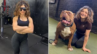 Day in the Life Of Serena Abweh | Shoulder and Chest Workout