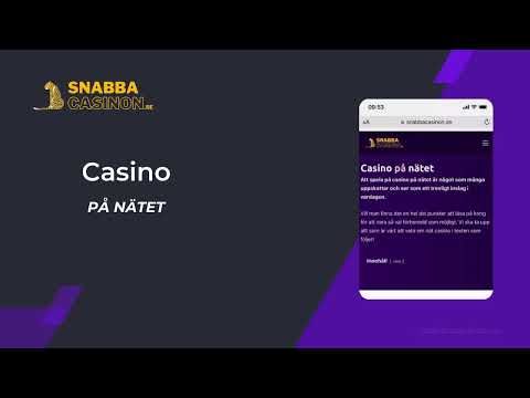 Spela casino online på lagliga utländska casinon tillgängliga för svenska spelare