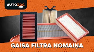 Kā nomainīt Gaisa filtrs - video ceļvedis