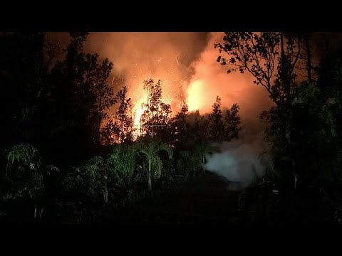 Kilauea volcano erupts on Hawaii's big island