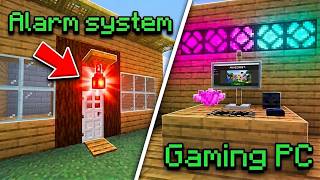 Minecraft: 10 Mini Redstone Build Hacks!