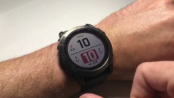 Garmin Fenix 7X: Add Heart Rate as watchface data field