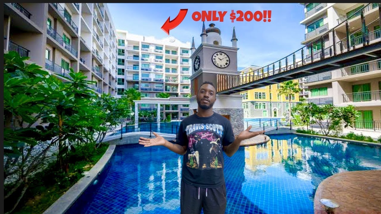 YOU Can Live In A Condo Like THIS For Only $200 A Month In Thailand!