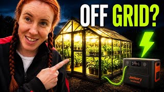 Can You Run a Greenhouse Completely Off-Grid? | Jackery HomePower 3600 Plus