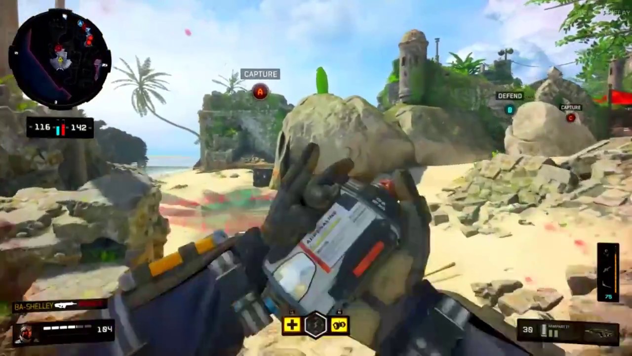 Black Ops 4 Beta Gameplay No Commentary - Domination on Contraband (Strike Team Gameplay)