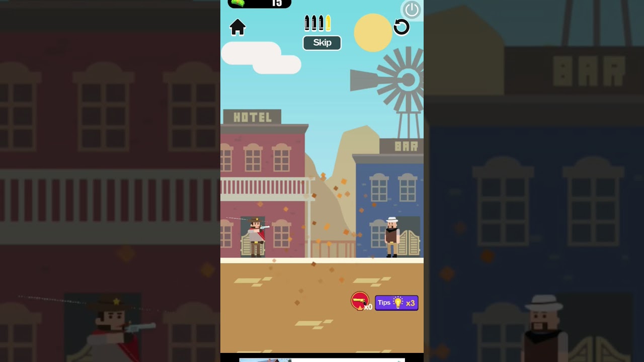 Mr. bullet gameplay in easy level gameplay