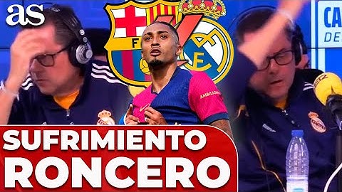 RONCERO, REACCIÓN en CALIENTE a los GOLES del FC BARCELONA 4 - 3 REAL MADRID