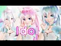 [#MMD] Idol English ver. / Tda Luka, Miku and Haku
