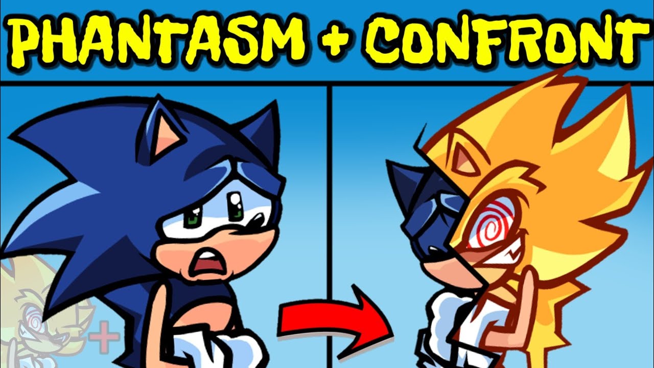 Confronting yourself fnf sonic. FNF Phantasm Sonic. ФНФ confronting yourself. Fleetway Sonic FNF Phantasm. Соник ФНФ Phantasm.