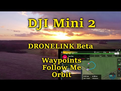 DJI Mini 2 - Dronelink BETA Test Waypoints and more - YouTube