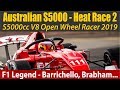 S5000 Heat 2, Australian Open Wheel V8's & Rubens Barrichello