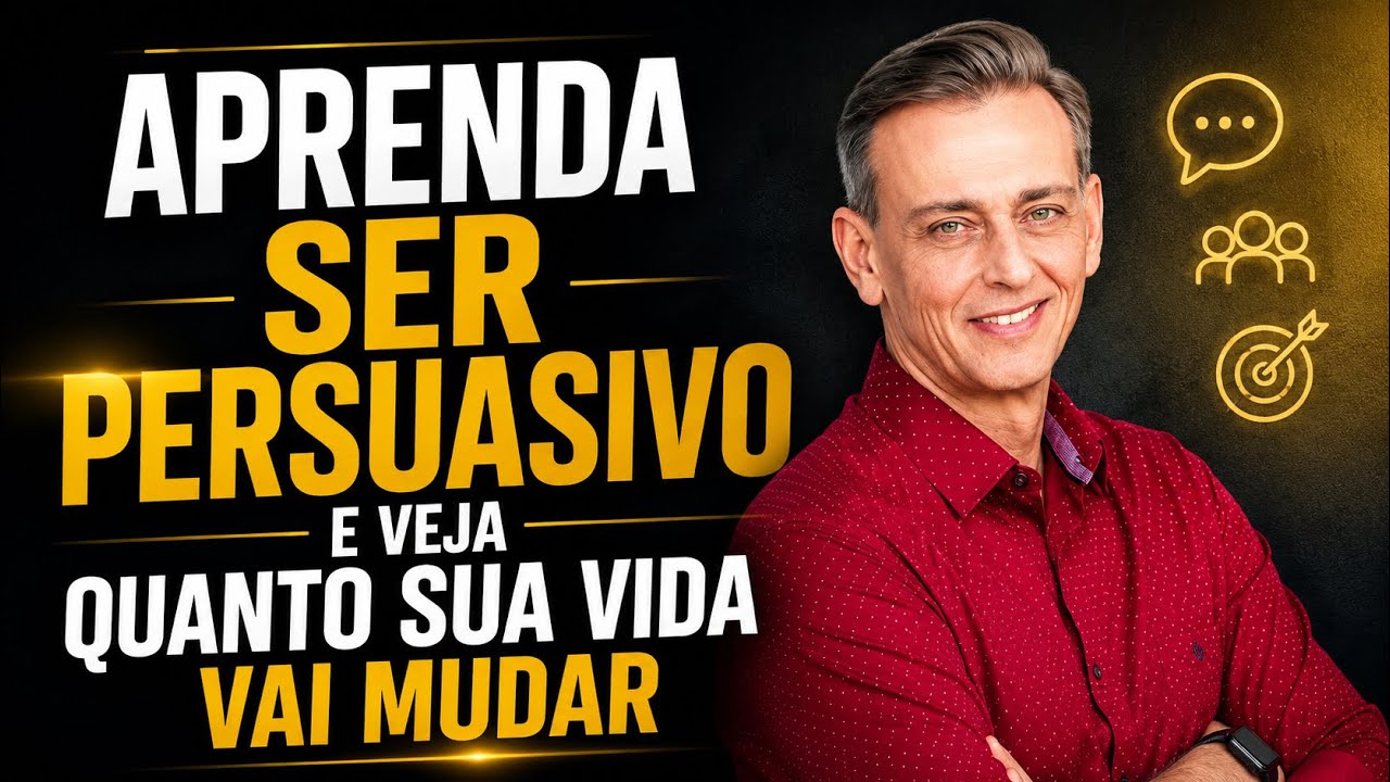 Aprenda a ser persuasivo e veja o quanto sua vida VAI MUDAR!
