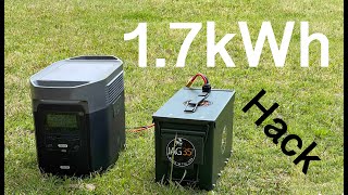 Adding extra battery to EcoFlo Delta1300 hack   Live