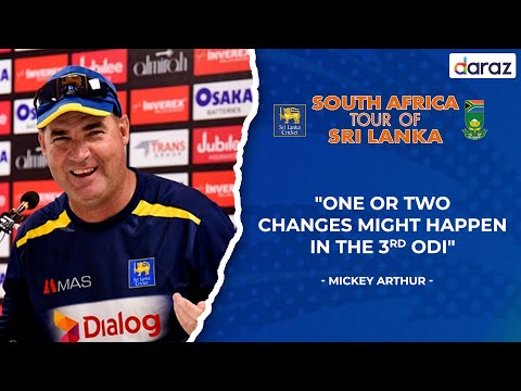Playing Chandimal is a possibility, Akila is trying too many things - Arthur | SLvSA - 3rd ODI
