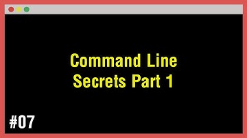 [Arabic] Learn Command Line #07 - Command Line Secrets Part 1