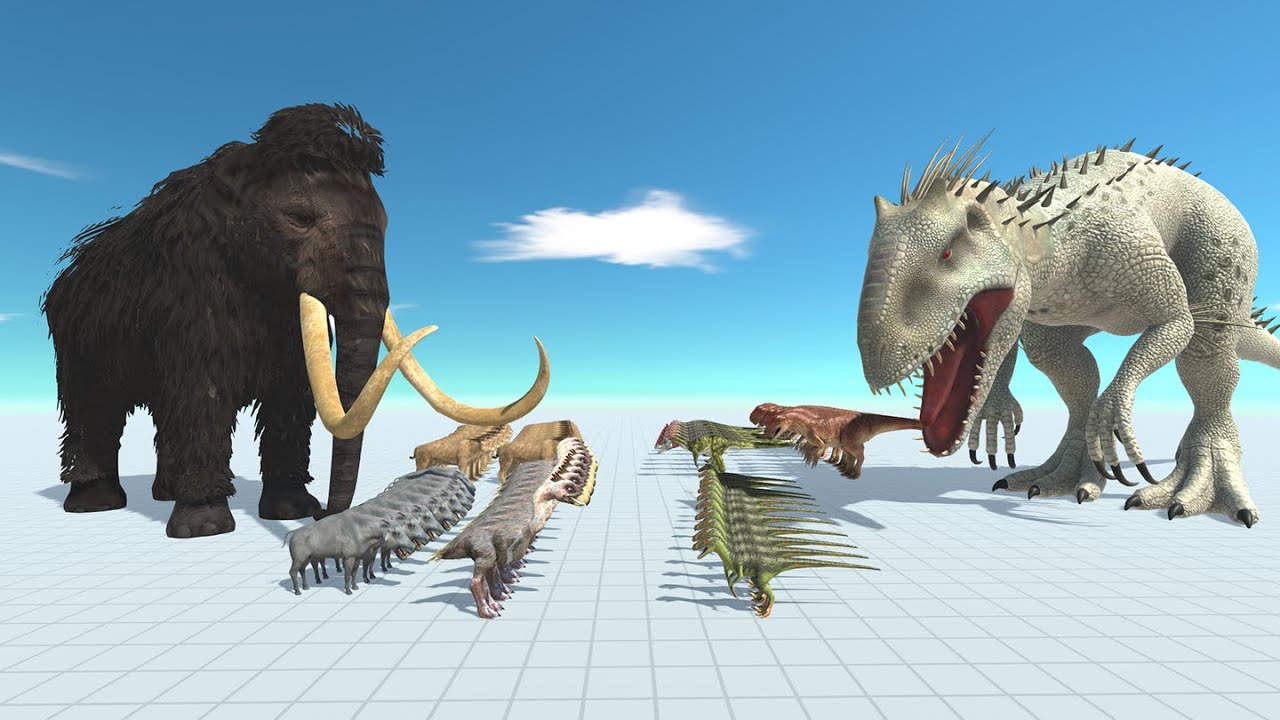 Indominus Rex & Mammoth Dinosaurs Clash in an Epic Survival Showdown