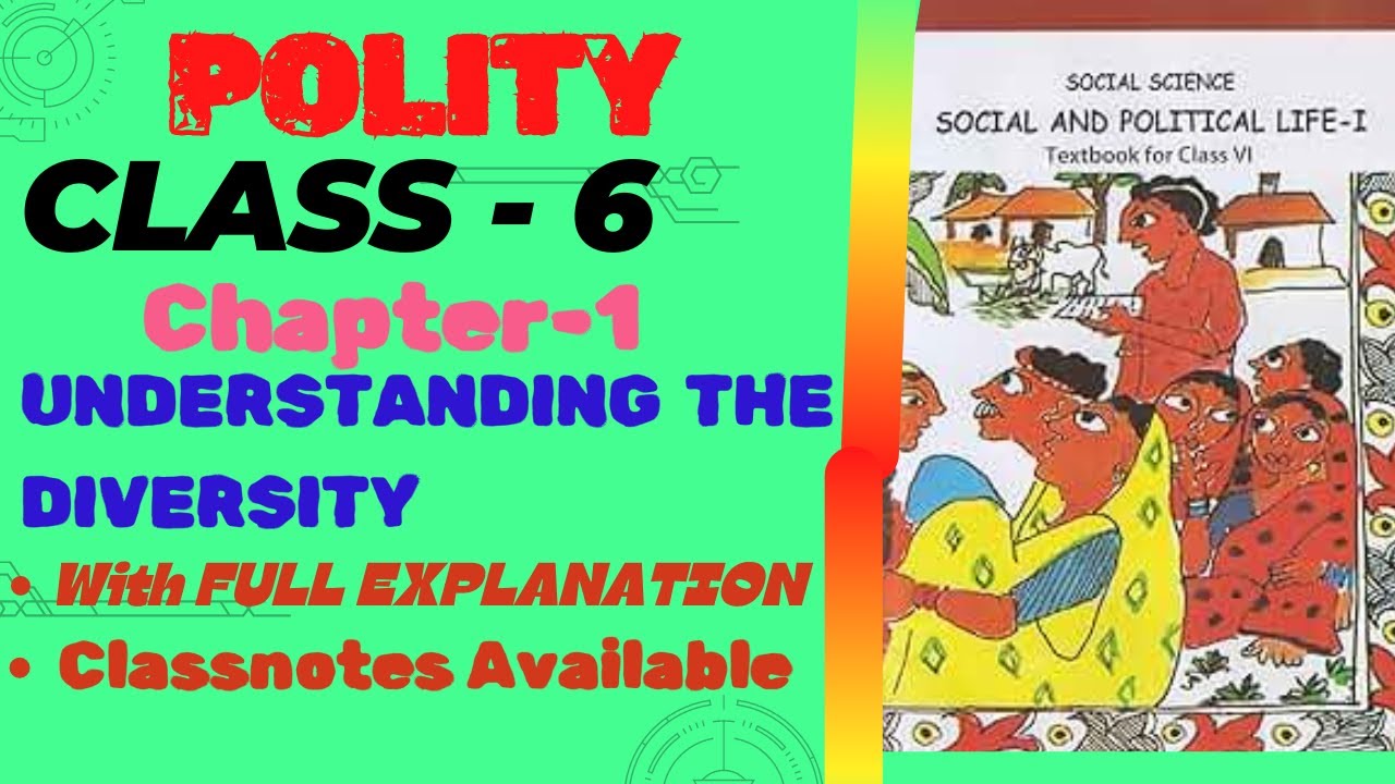 NCERT Class 6 Polity Chapter 1 Understanding Diversity || UPSC #upsc # ...