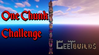 Minecraft One Chunk Challenge: Dark Elf Invasion by Geet Builds 3,556 views 3 years ago 9 minutes, 23 seconds