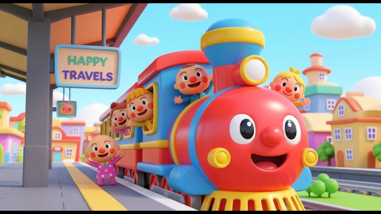 Little Train Animation The Little Train Song π | Nursery Rhymes & Baby Songs | Fun Vehicle ...