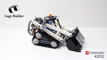 Lego Technic 42032 Compact Tracked Loader - Lego Speed build