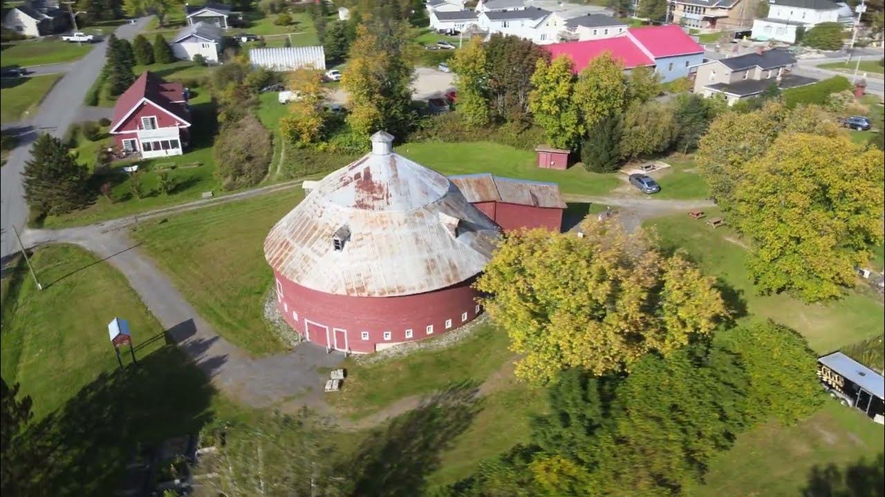 Grange ronde de Mansonville, QC Construite en 1912 YouTube