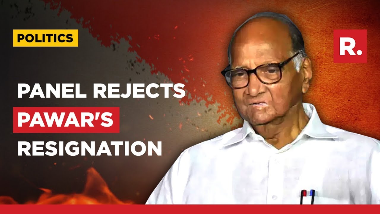 NCP Committee Rejects Sharad Pawar's Resignation As Party Chief