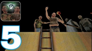 The Twins | Roof Escape New Update Granny And Grandpa | GamePlay Walkthrough Part 5 ( iOS, Android )