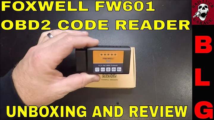 FOXWELL FW601 ELM327 OBD2 CODE SCANNER REVIEW + 45...